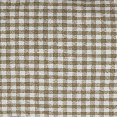 Tag Gingham Woven Taupe Throw Pillow Cotton Decorative Cushion In Multi