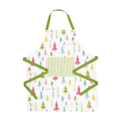 Carol & Frank Winter Wonderland Apron In Multi