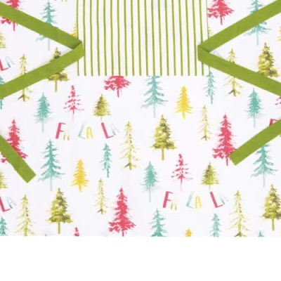 Carol & Frank Winter Wonderland Apron In Multi