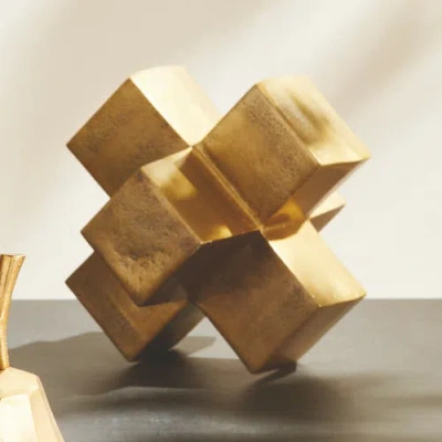 Napa Home & Garden Jacques Sculpture Decorative Object In Gold