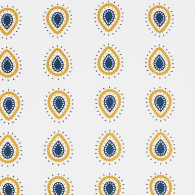 Carol & Frank Paisley Dot Towel In Multi