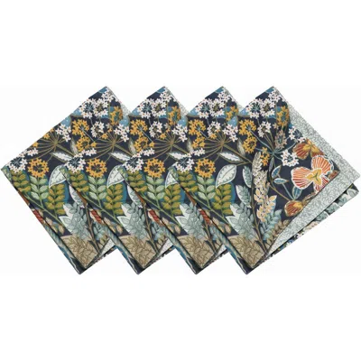 Carol & Frank Posy Napkin Set Of 4 In Multi