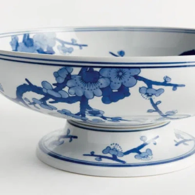 Napa Home & Garden Barclay Butera Dynasty Empress Decorative Footed Bowl In Blue