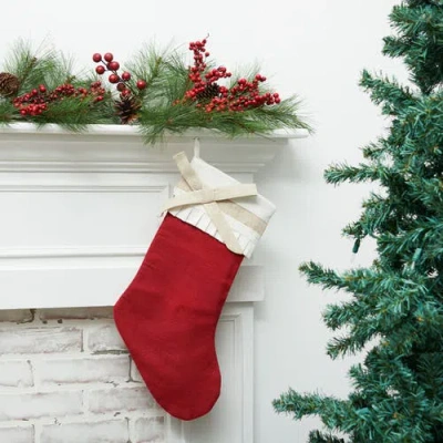 C & F Home C&f Home Linen Stocking In Multi