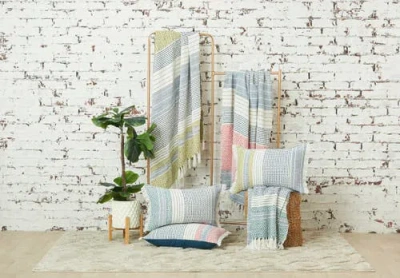 Carol & Frank Berkley Hibiscus 50" X 60" Throw Blanket In Multi