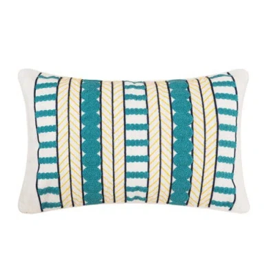 Carol & Frank Marti Throw Pillow Collection In Blue