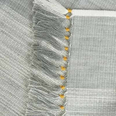 Carol & Frank Kerbey Boulder Table Throw Tablecloth 54" X 54" In Gray