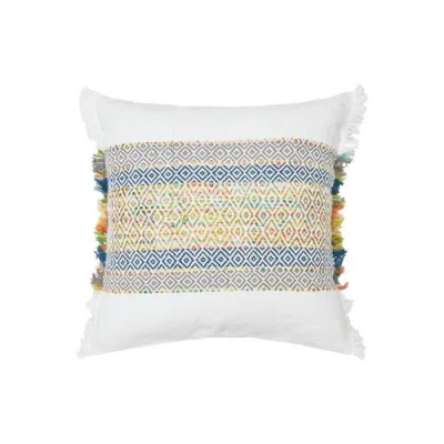 Carol & Frank Ashley Woven Stripe Decorative Throw Pillow, 22" X 22" In Multi