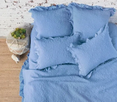 Carol & Frank Dabney Quilt In Blue