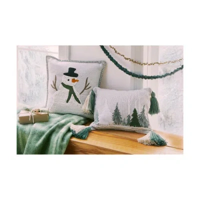 Tag Fresh Balsam Tree Lumbar Pillow Christmas Winter Decor In Multi