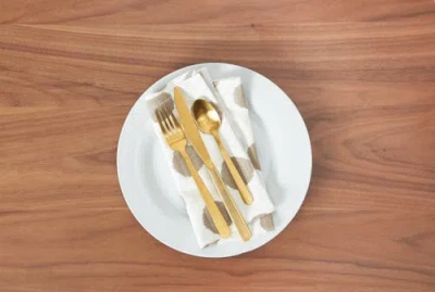 Carol & Frank Dot Napkin In Brown