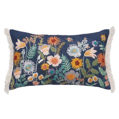 Carol & Frank Queensgrove Throw Pillow In Blue