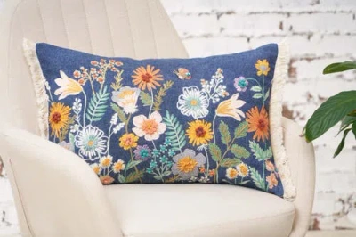 Carol & Frank Queensgrove Throw Pillow In Blue