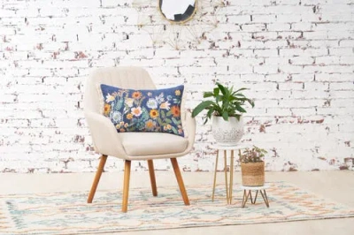 Carol & Frank Queensgrove Throw Pillow In Blue