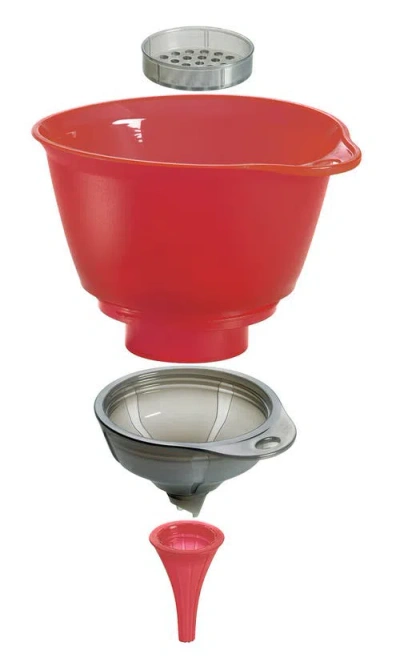 Cuisipro 3-in-1 Funnel In Red