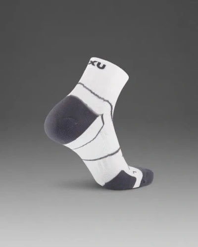 2xu Vectr Cushion 1/4 Crew Socks In White