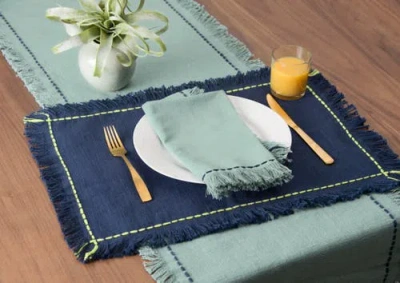 Carol & Frank Cheryl Runner In Green