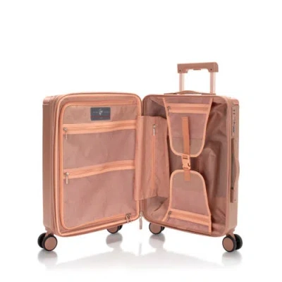 Heys Luxe 21 Inch Carry-on Luggage In Orange
