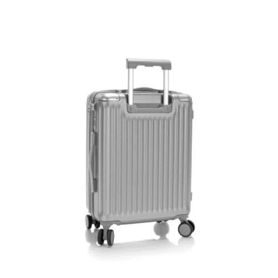 Heys Luxe 21 Inch Carry-on Luggage In Silver