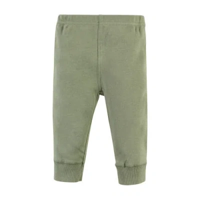 Hudson Baby Three-piece Long-sleeve Bodysuit Outfit With Pants And Footwear In Multi