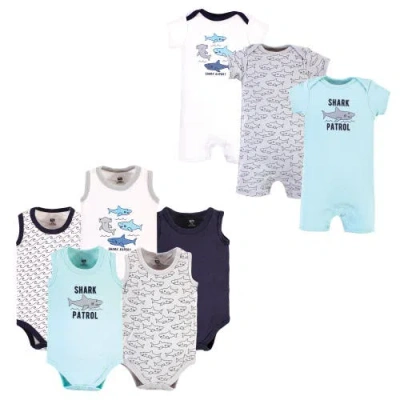 Hudson Baby 8pc Bodysuits And Rompers In Multi