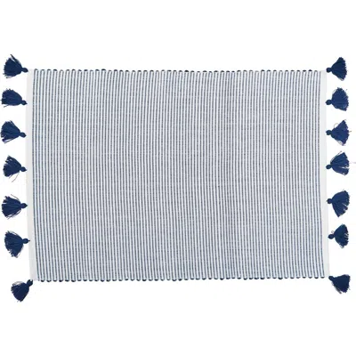 Carol & Frank Brett Placemat Set Of 4 In Blue