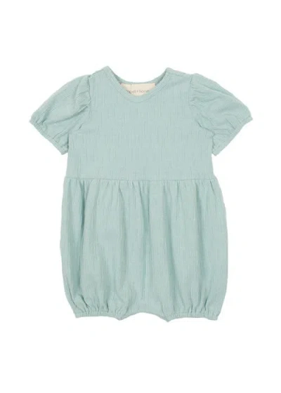 Mabel + Honey Crystal Baby Romper In Blue