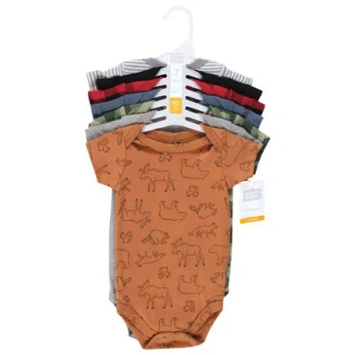 Hudson Baby Cotton Bodysuits 7-pack In Multi