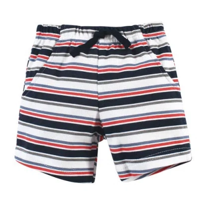 Hudson Baby Little Gent's Soft Cotton Bodysuit, Shorts & Footwear 3pk In Multi