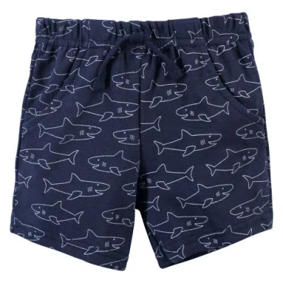 Hudson Baby Little Gent's Soft Cotton Bodysuit, Shorts & Footwear 3pk In Multi