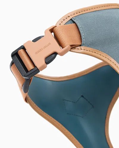 Giorgio Armani Poldo X  Hundegeschirr Aus Nylon Und Leder In Multi