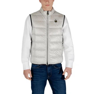 Blauer Gray Polyamide Sleveless Jacket In Gray