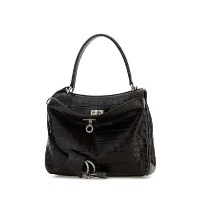 Balenciaga Women Brown Leather Mini Rodeo Handbag In Red