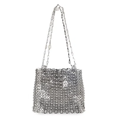 Rabanne Paco  Iconic 1969 Bag In Silver