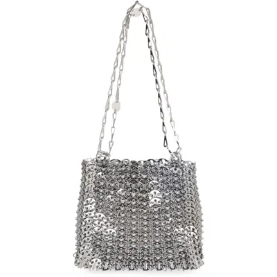 Rabanne Paco  Iconic 1969 Bag In Silver