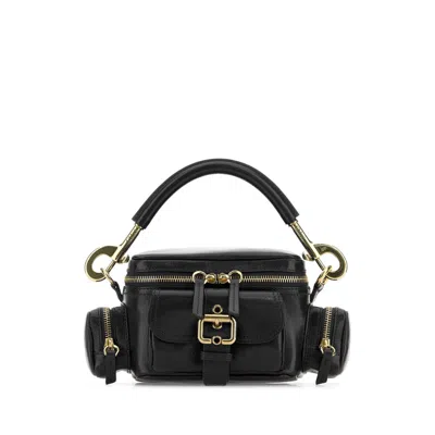 Chloé Chlo Black Leather Camera Bag Crossbody Bag In Black