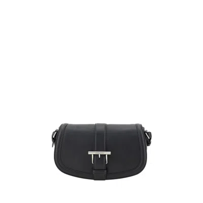 Alexander Mcqueen T-bar Satchel Bag In Black