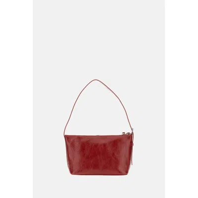 Apc A.p.c. Zippered Shoulder Bag With Top Handle In Red