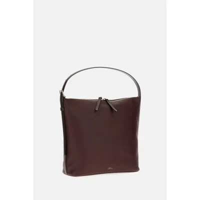 Apc A.p.c. Sac Vera Shoulder Bag In Red