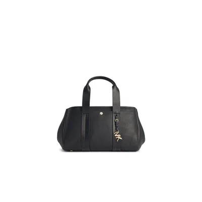 Michael Kors Michael  Romee Black Leather Bag In Black