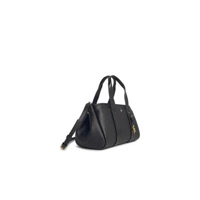 Michael Kors Michael  Romee Black Leather Bag In Black
