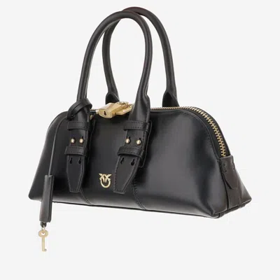 Pinko Escape Baguette Small Handbag In Black