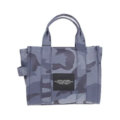 Marc Jacobs Camouflage Tote Bag Detachable Strap In Blue