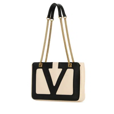 Valentino Garavani Viva Superstar Small Shopping Bag In Nappa Leather In Neutrals