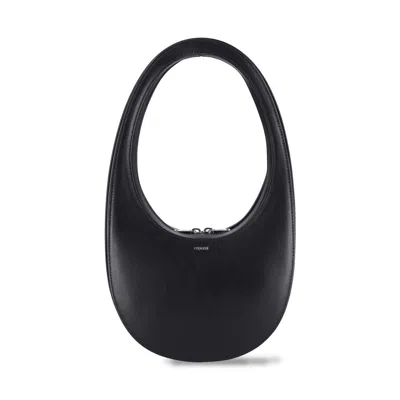 Coperni Swipe Shoulder Bag In Black