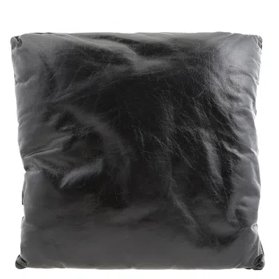 Bottega Veneta Puffy Leather Pillow Pouch In Gray