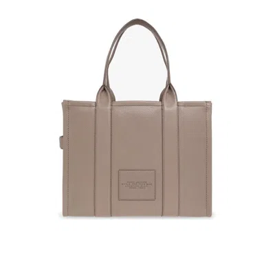Marc Jacobs The Leather Large Tote Bag In Neutral