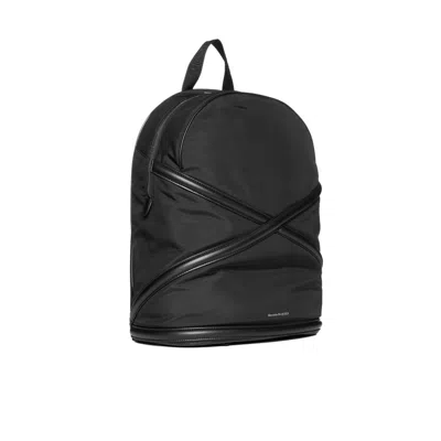Alexander Mcqueen Black The Harness Backpack In Black