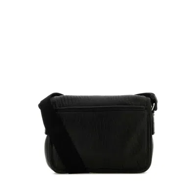 Saint Laurent Borsa A Tracolla Messenger Piccola In Pelle Nera Uomo In Black