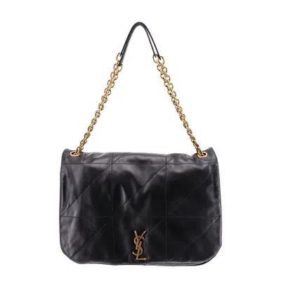 Saint Laurent Black Quilted Lambskin Jamie 4.3 Shoulder Bag In Black